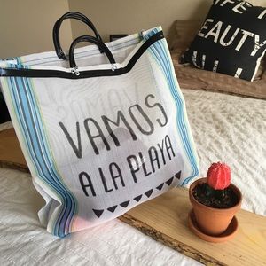 Beach mesh bag / beach mesh tote